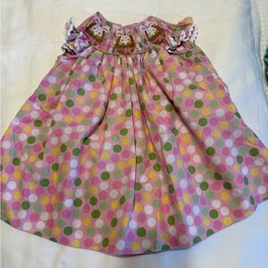 Girls 9M smocked Easter dress